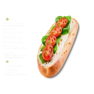 Baguette With Tomato Png Jrm PNG image