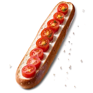Baguette With Tomato Png Uxl PNG image
