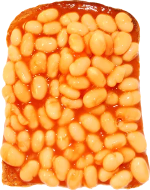 Baked Beanson Toast PNG image