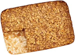 Baked Oatmeal Square PNG image