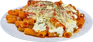 Baked Rigatoni Pasta Cheese Melt