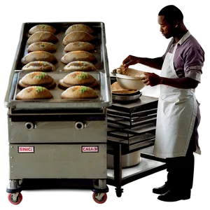 Baker At Work PNG Kvw