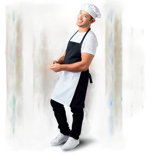 Baker In Apron And Hat PNG Vbd PNG