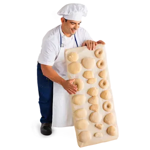 Baker Rolling Dough PNG Jic PNG