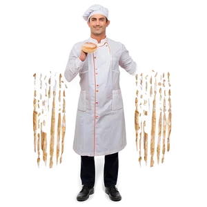 Baker With Baguette PNG 35