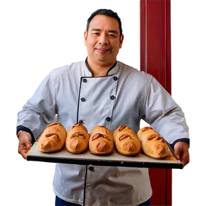 Baker With Pastries PNG 99