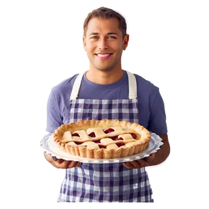 Baker With Pie PNG 48