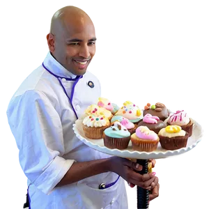 Baker With Sweets PNG 88