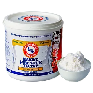 Baking Soda In Plastic Tub PNG 06132024
