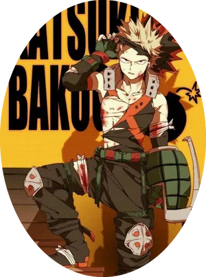 Bakugou Katsuki My Hero Academia PNG image