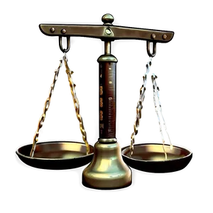 Balance Scale For Measurements PNG Gpf PNG