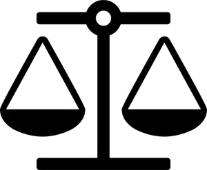 Balance Scale Silhouette