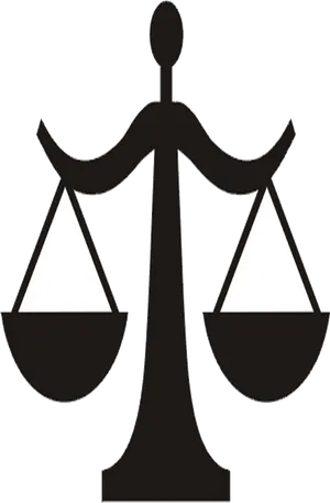 Balance Scale Silhouette PNG