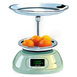 Balance Scale With Pan PNG Bot
