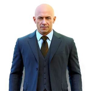 Bald Businessman Avatar PNG Tka