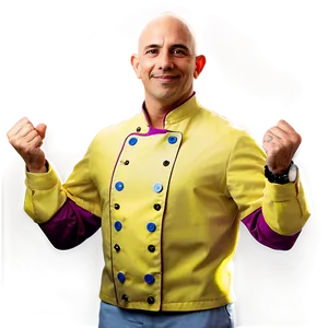 Bald Chef Cooking PNG 4 PNG