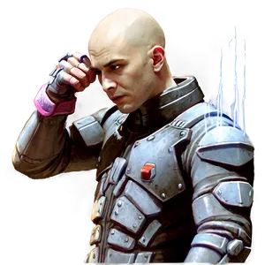 Bald Gamer Playing PNG 75 PNG