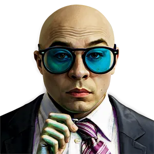 Bald Head With Glasses PNG 42 PNG