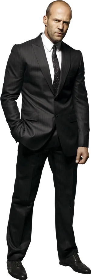 Bald_ Man_in_ Suit PNG image