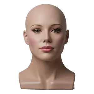 Bald Mannequin Head For Wigs Png 50 PNG image