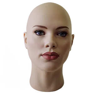 Bald Mannequin Head For Wigs Png Kpl PNG image