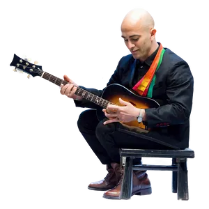 Bald Musician Performing Png Byh28 PNG image