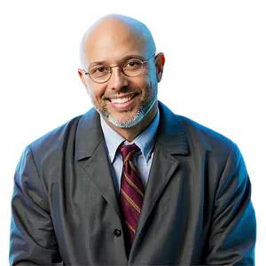 Bald Scientist Cartoon PNG Unu13 PNG