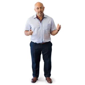 Bald Teacher Explaining Png 97 PNG image