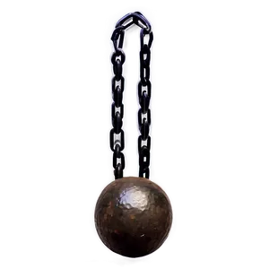 Ball And Chain Historical Replica Png 34 PNG image