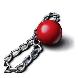 Ball And Chain Photorealistic Png 06282024 PNG image