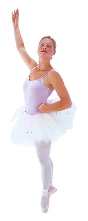 Ballet Dancer Posein Tutu PNG image