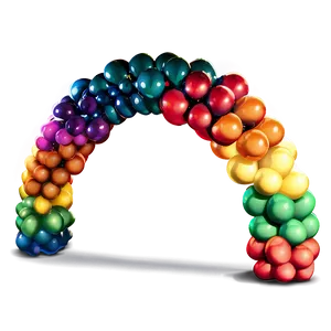 Balloon Arch For Photo Booths PNG 16