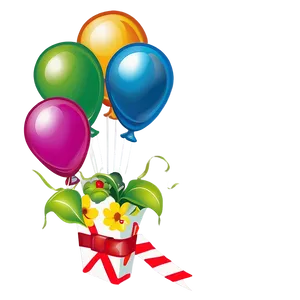 Balloon Bouquet PNG 05042024