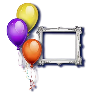 Balloon Frames PNG Gpn