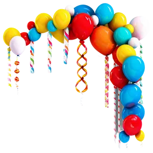 Balloon Garland A PNG image