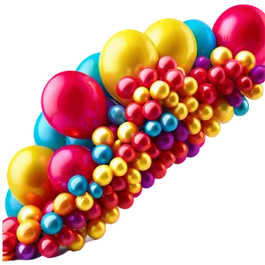 Balloon Garland Decorating Techniques PNG 06282024