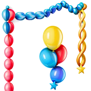 Balloon Garland Diy Hack PNG Btq PNG