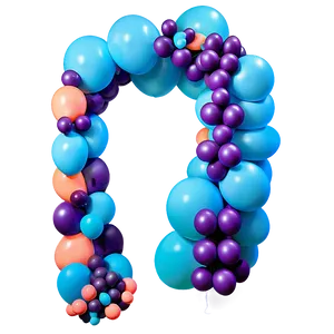 Balloon Garland Ideas Png Bex PNG image