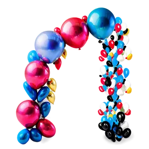 Balloon Garland PNG 64