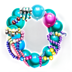 Balloon Garland Png Esf PNG image