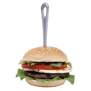 Balsamic Glazed Caprese Burger PNG Amc PNG