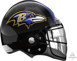 Baltimore Ravens Football Helmet PNG image