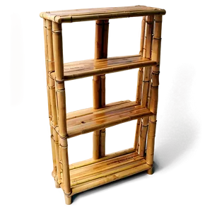 Bamboo Bookshelf PNG Whm56 PNG