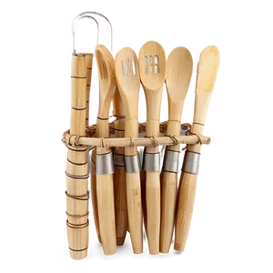 Bamboo Cooking Utensils PNG 05232024 PNG