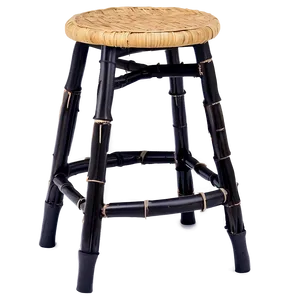 Bamboo Eco-friendly Barstool PNG 06282024 PNG