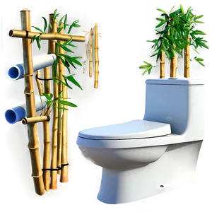 Bamboo Exterior Toilet Png 05042024 PNG image