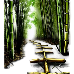 Bamboo Forest Path Png 94 PNG image