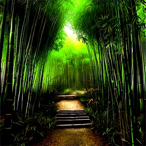 Bamboo Forest Path PNG Tox79