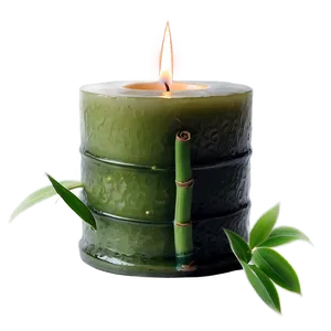 Bamboo Freshness Candle PNG 31