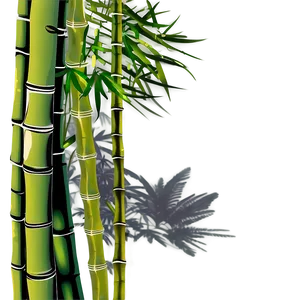 Bamboo Grove Silhouette PNG Rbd PNG